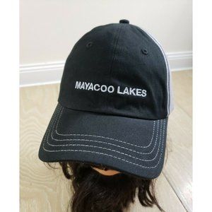 Mayacoo Lakes Country Club Members Golf Hat Strapback Black Gray Pukka